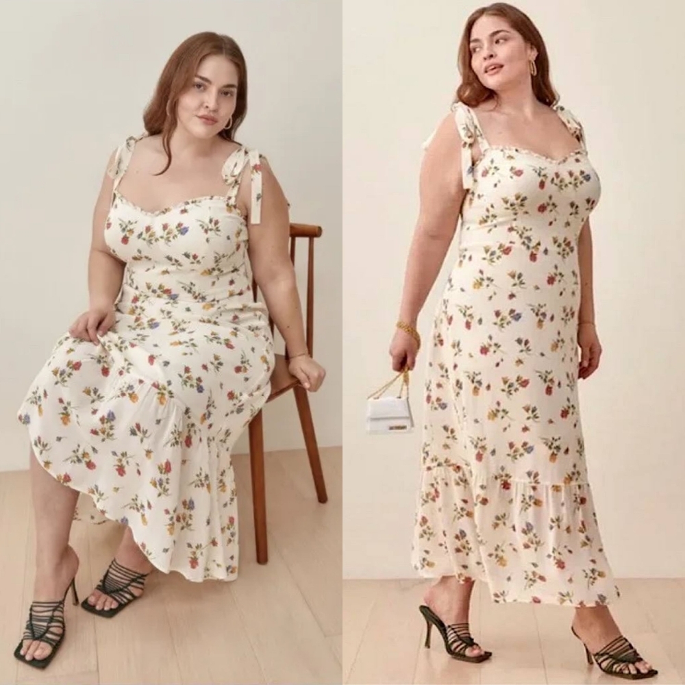 NWT Reformation Nikita Dress in Noemi - ES Size 20